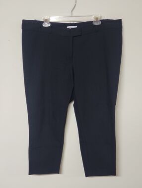 Liz Claiborne Navy Crop Dress Pants